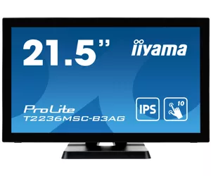 iiyama ProLite computer monitor 54.6 cm (21.5") 1920 x 1080 pixels Full HD LED Touchscreen Table Black