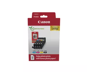 Canon CLI-526 BK/C/M/Y Photo Value Pack