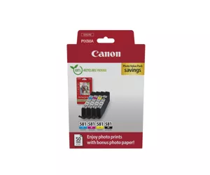 Canon 2106C006 tindikassett 4 tk Originaal Must, Tsüaan, Magenta, Kollane
