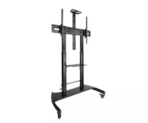TooQ Ares Floor Stand with Castors, Height Adjustable for 60"-100" Screens