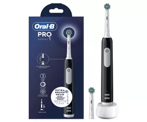 Oral-B Pro Series 1 Pieaugušo Vibrējoša zobu suka Melns, Balts