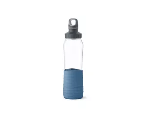 EMSA KW DRINK2GO N3100200 drinking bottle Daily usage 700 ml Glass Blue, Transparent