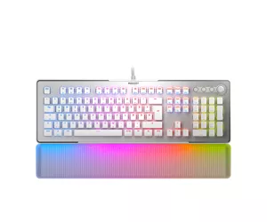 ROCCAT Vulcan II Max klaviatuur USB QWERTY Prantsuse Valge