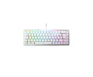ROCCAT Vulcan II Mini tastatūra USB QWERTY Franču Balts