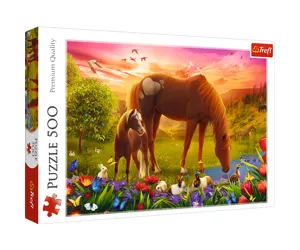 Trefl Puzzle 500 Puzle 500 pcs Dzīvnieki
