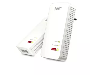 FRITZ!Powerline 1240 AX WLAN Set 1200 Mbit/s Ethernet LAN WiFi Valge 2 tk
