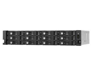QNAP TL-R1200PES-RP storage drive enclosure HDD/SSD enclosure Black, Grey 2.5/3.5"