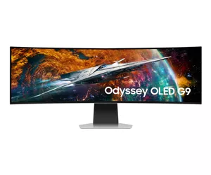 Samsung Odyssey LS49CG950SUXDU kompiuterio monitorius 124,5 cm (49") 5120 x 1440 pikseliai Dual QHD OLED Sidabras