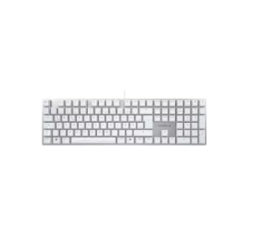 CHERRY KC 200 MX klaviatūra USB QWERTZ Vokiečių Sidabras, Balta