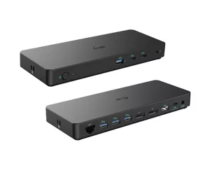 i-tec C31TRIPLEDOCKPDPRO2 knyginių kompiuterių dokas / jungčių replikatorius Vielinis USB 3.2 Gen 1 (3.1 Gen 1) Type-C Juoda