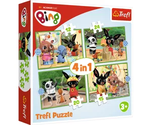 Trefl Bing's happy day Jigsaw puzzle 12 pc(s) Cartoons