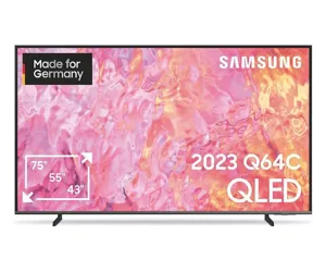 Samsung GQ75Q64CAUXZG teler 190,5 cm (75") 4K Ultra HD Nutiteleri funktsioon WiFi Must