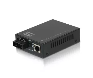 LevelOne FVT-2001 tīlkla mediju pārveidotājs 100 Mbit/s 1310 nm Multi režīms Melns