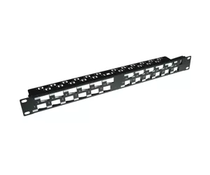 ACT 24 Port Keystone jack 45 degrees patch panel without connectors