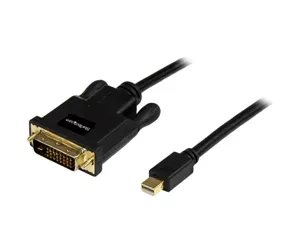 StarTech.com 3ft (0.9m) Mini DisplayPort to DVI Cable - Mini DP to DVI Adapter Cable - 1080p Video - Passive mDP 1.2 to DVI-D Single Link - mDP or Thunderbolt 1/2 Mac/PC to DVI Monitor