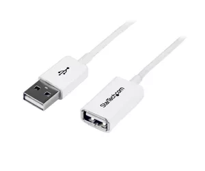 StarTech.com 3m USB 2.0 Verlängerungskabel A auf A - Stecker/Buchse - Weiß