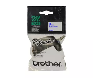 Brother M-K223 9mm Blue on White Tape