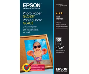 Epson Photo Paper Glossy - 10x15cm - 100 sheets