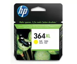 HP 364XL, Оригинальный струйный картридж увеличенной емкости, Желтый