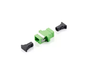 Equip SC APC Coupler, Single-mode simplex