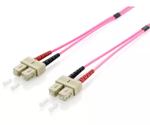 Equip SC/SC Fiber Optic Patch Cable, OM4, 5m