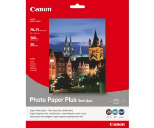 Canon SG-201 Fotopapier Plus Seidenglanz 20 x 25 cm – 20 Blatt