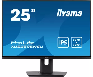 iiyama ProLite XUB2595WSU-B5 kompiuterio monitorius 63,5 cm (25") 1920 x 1200 pikseliai WUXGA LED Juoda