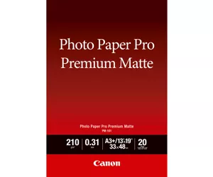 Canon PM-101 Premium-Fotopapier matt A3 Plus – 20 Blatt