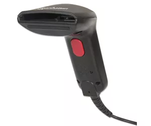 Manhattan Contact Barcode Scanner, USB, 60mm Scan Width, 152cm Cable, 3-Year Warranty, Black Box