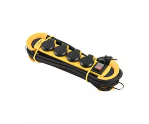 Philips SPN5140YB/39 toitejaotuskomponent (PDU) 4 vahelduvvoolu kontakt Must, Kollane