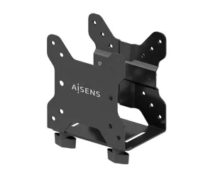 AISENS Versatile Installation Support for Mini PC, Black