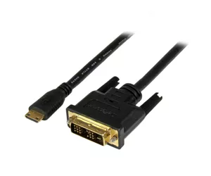 StarTech.com 1m Mini HDMI to DVI-D Cable (1920x1200p) - HDMI Mini Male to DVI-D Male - Digital Monitor Adapter