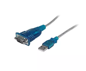 StarTech.com ICUSB232V2 seriālais kabelis Pelēks 0,43 m USB 2.0 Type-A DB-9
