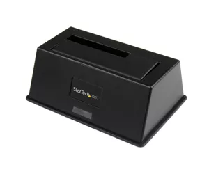 StarTech.com Single Bay USB 3.0 to SATA Hard Drive Docking Station, USB 3.0 (5 Gbps) Hard Drive Dock, External 2.5/3.5" SATA I/II/III HDD/SSD Docking Station, Top-Loading Hard Drive Bay