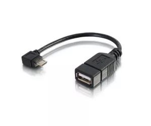 C2G 0.15m Mobile Device USB Micro-B to USB Device OTG Adapter Cable