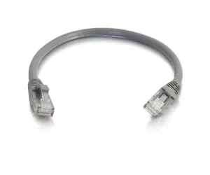 C2G 0.3m Cat6 Booted Unshielded (UTP) Network Patch Cable - Grey