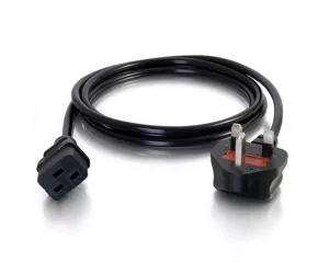 C2G Cbl/2m BS1363 to IEC 60320 C19 Pwr Cord