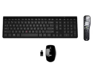 HP 697353-DE1 keyboard Mouse included RF Wireless Black