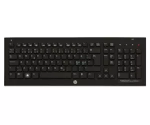 HP 467533-051 клавиатура Беспроводной RF AZERTY Французский Черный