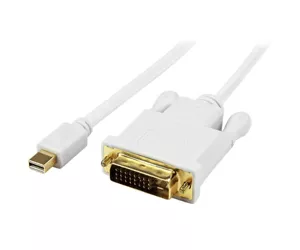 StarTech.com 6 ft Mini DisplayPort to DVI Active Adapter Converter Cable - mDP to DVI 1920x1200 - White