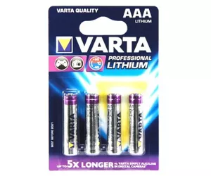 Varta 4x AAA Lithium