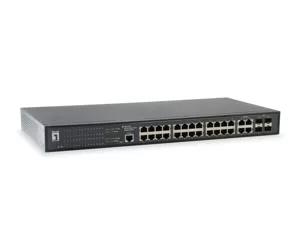 LevelOne GES-2451 Netzwerk-Switch Managed Gigabit Ethernet (10/100/1000) Schwarz