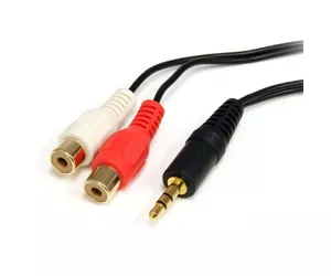 StarTech.com 6ft 3.5mm - 2x RCA