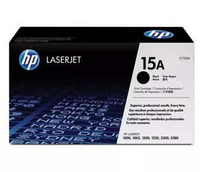 HP 15A, Оригинальный лазерный картридж LaserJet, Черный