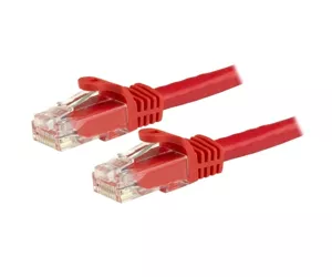StarTech.com 3m CAT6 Ethernet Cable - Red Gigabit Wire - 650MHz 100W PoE RJ45 UTP Network/Patch Cord - Snagless with Strain Relief.
