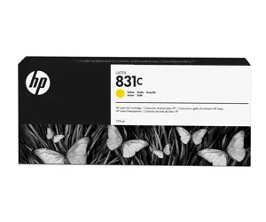 HP 831C 775-ml Yellow Latex Ink Cartridge