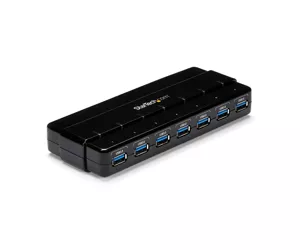 StarTech.com 7 Port USB 3.0 SuperSpeed Hub - 5Gbps - Schwarz