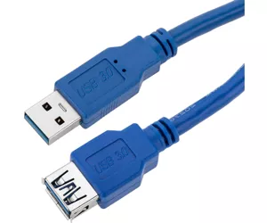 Techly Extension USB 3.0 Cable A Male / A Female 1m Blue ICOC U3-AA-10-EX