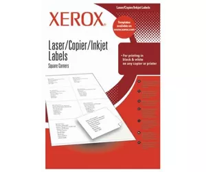 Xerox Labels 210 x 148.5 mm A4 100 sheets lipni etiketė Balta 200 vnt