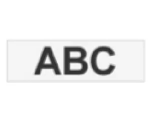 Brother Gloss Laminated Labelling Tape - 12mm, Black/Clear